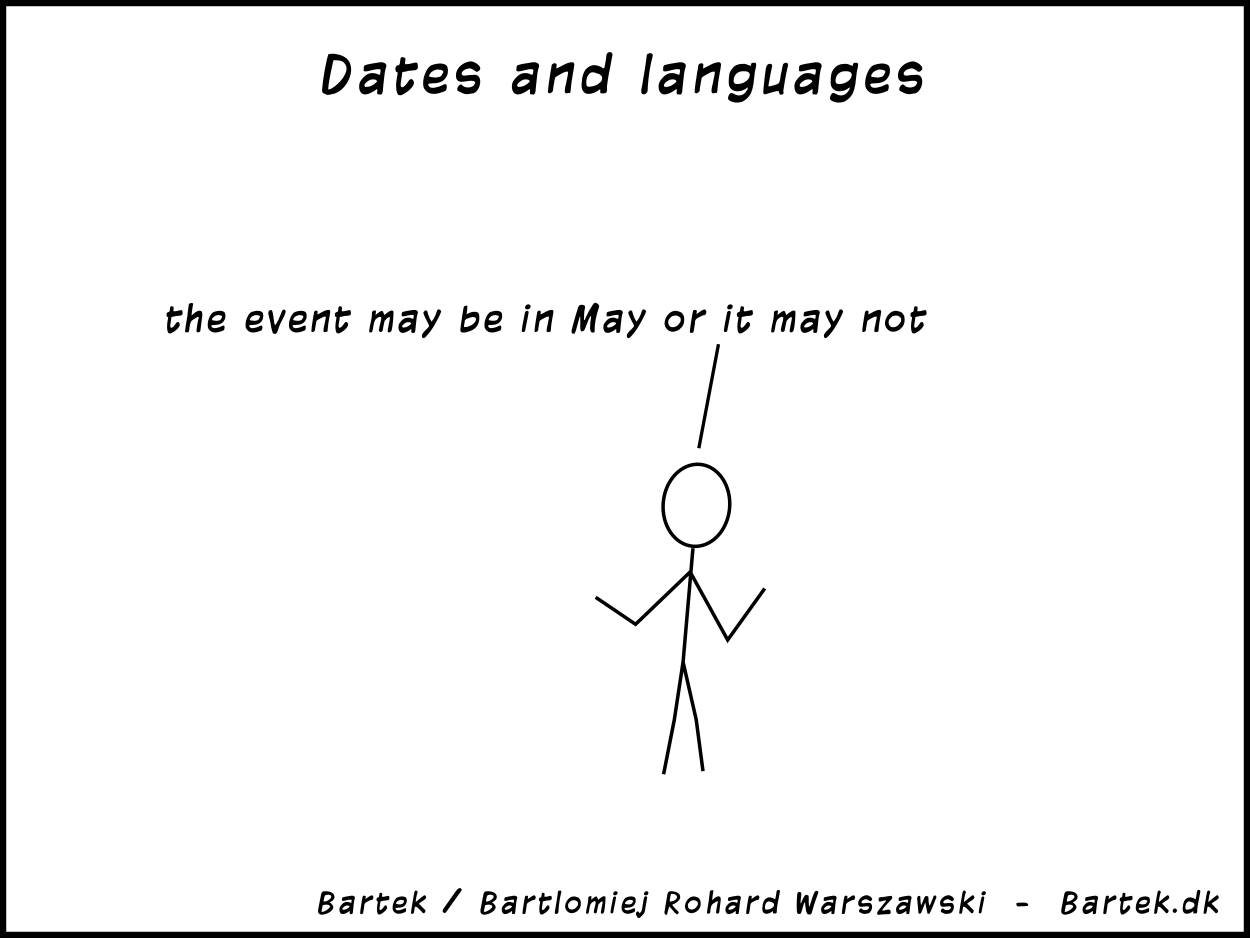 comic: Dates and languages