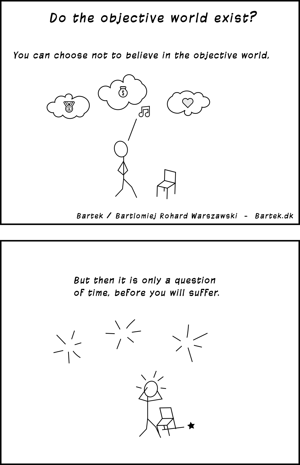 comic: Do the objective world exist?