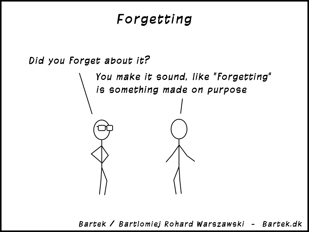 comic: Forgetting