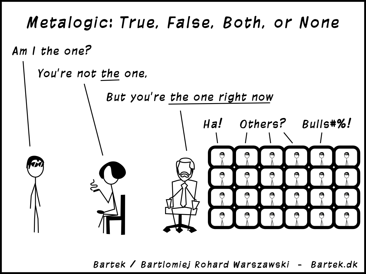 comic: Metalogic: True, False, Both, or None
